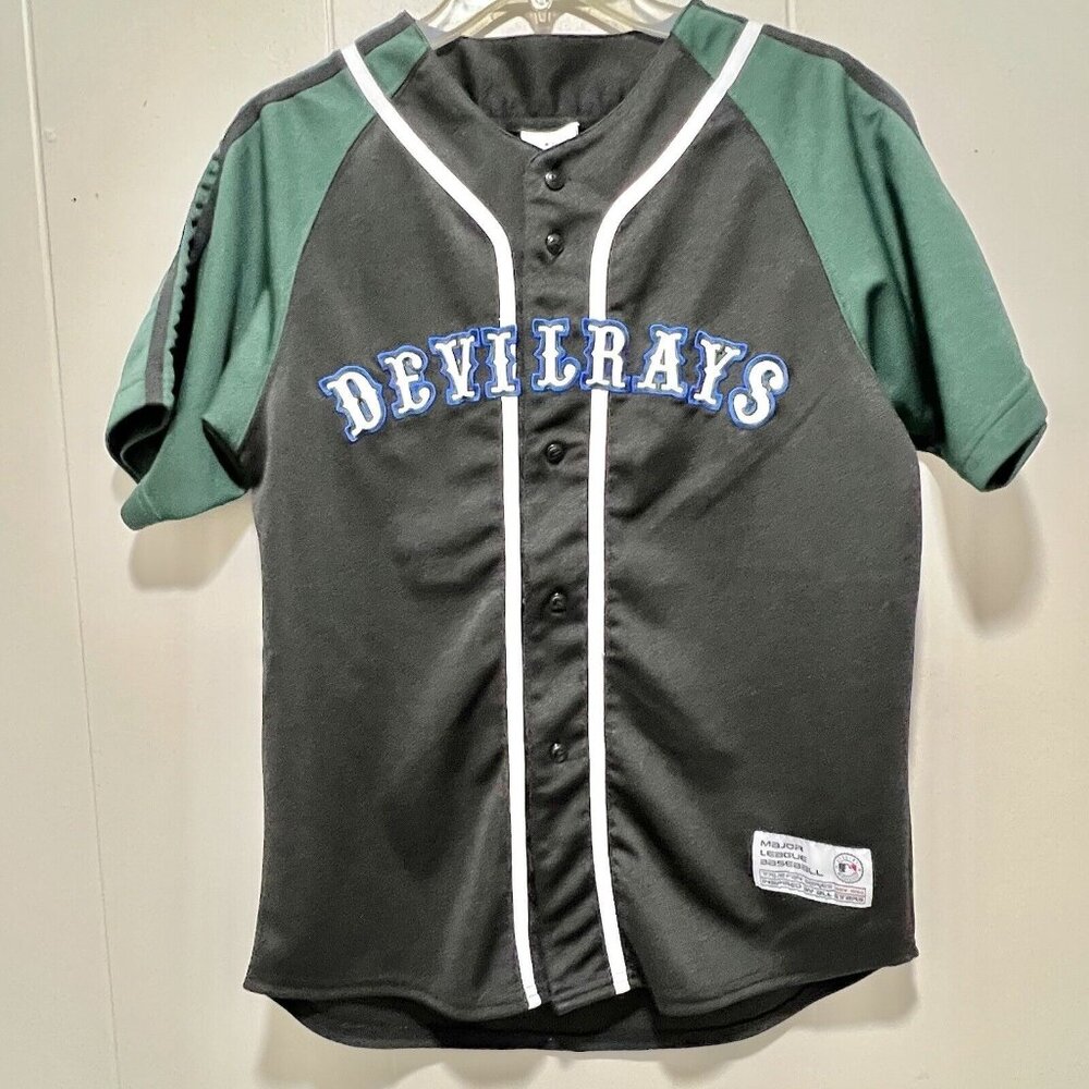 Vintage Tampa Bay Devil Rays Youth Jersey True Fan Large 12/14